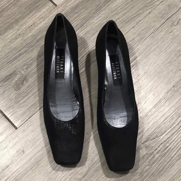 Stuart Weitzman Vintage Square Toe Pumps
